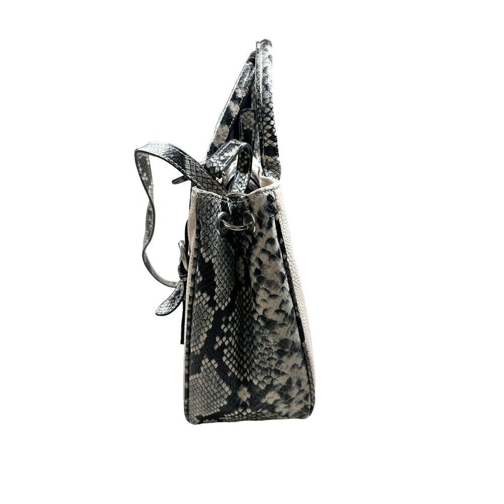 Dana Buchman Purse Snake Animal Print Trim Faux Leather - Picture 5 of 16